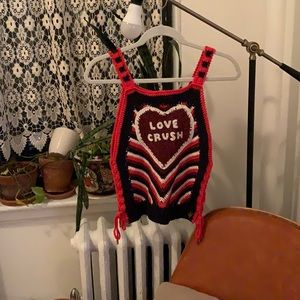 Scotch & Soda Love Crush Crochet Tank Top ❤️